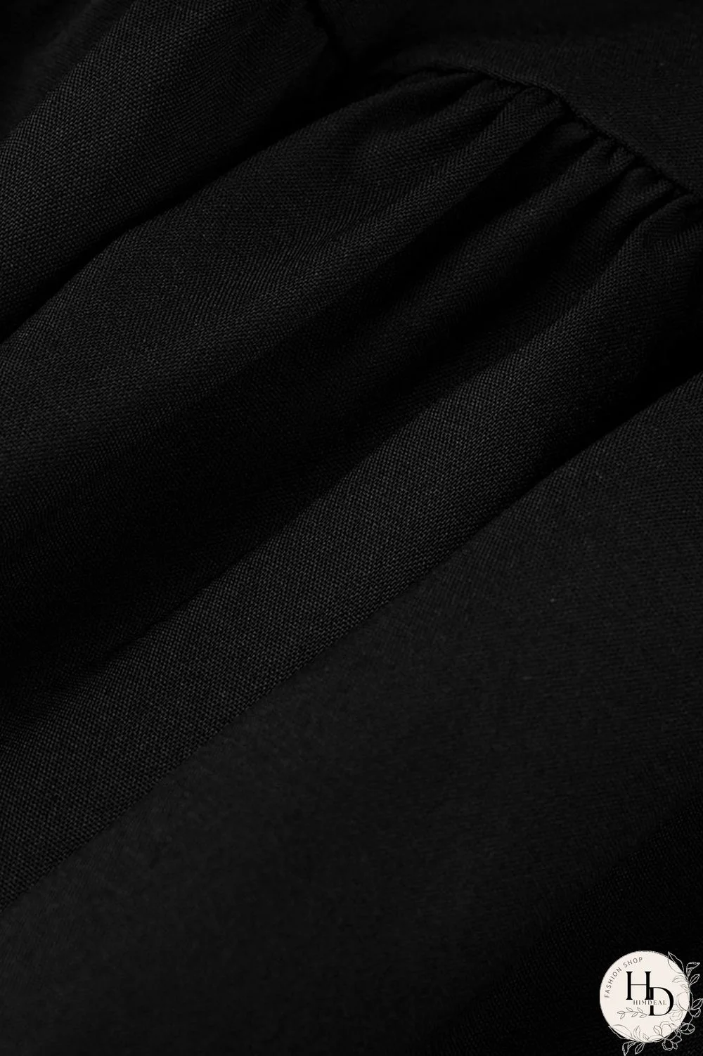 Black Fashion Off The Shoulder Sleeveless Slip Swagger Knee-Length Print Dresses