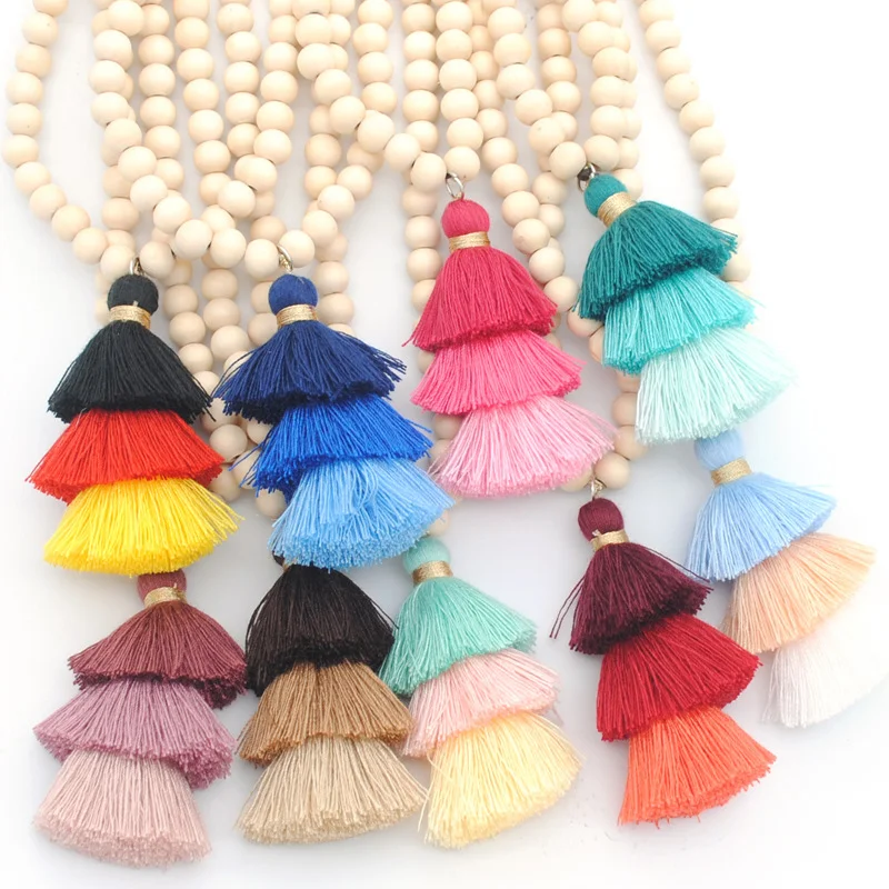 Colorful Tassel Necklace