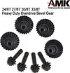 AMK 2pcs Heavy Duty Overdrive Bevel Gear, 30T/8T Bevel Gear Set for 1/10 RC Crawler Car Axial SCX10 II RGT 86100 Redcat GEN8 Element Enduro CC01 Front Rear Axle