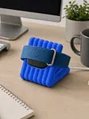 PLA Charging Dock Stand for Fitbit Air Compact Nightstand Organizer Base with Cable Managements Desktop Storage Stand for Office Desk Bedroom Table Dormitory Travel