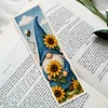 Gnome Seasons-14CT Stamped Cross Stitch Bookmark Single-Sided 20x30cm