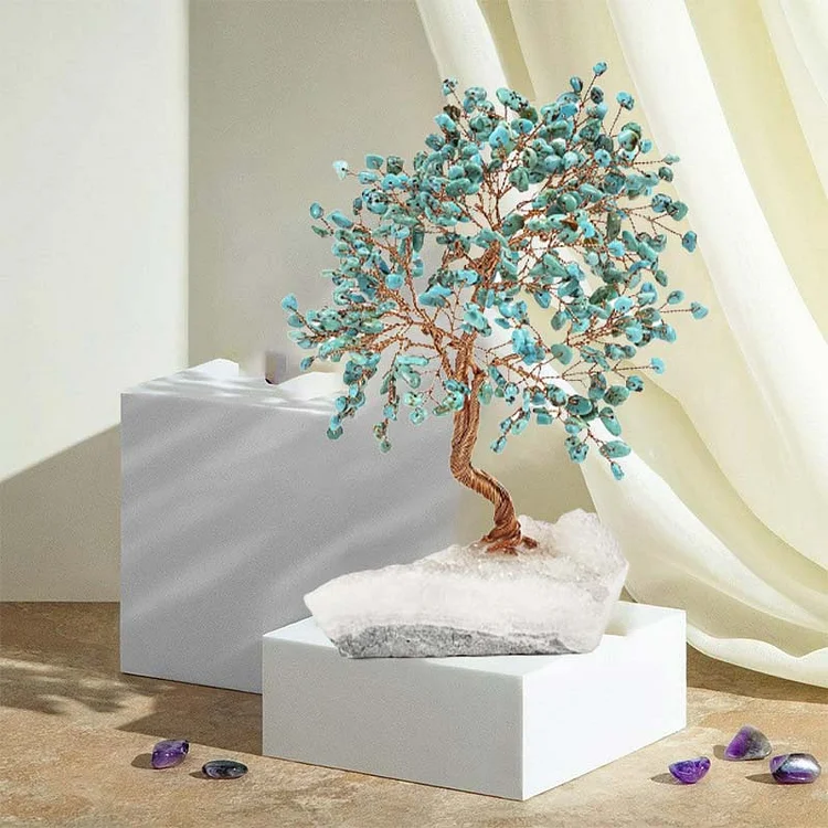 The Master Healer - Turquoise Feng Shui Tree