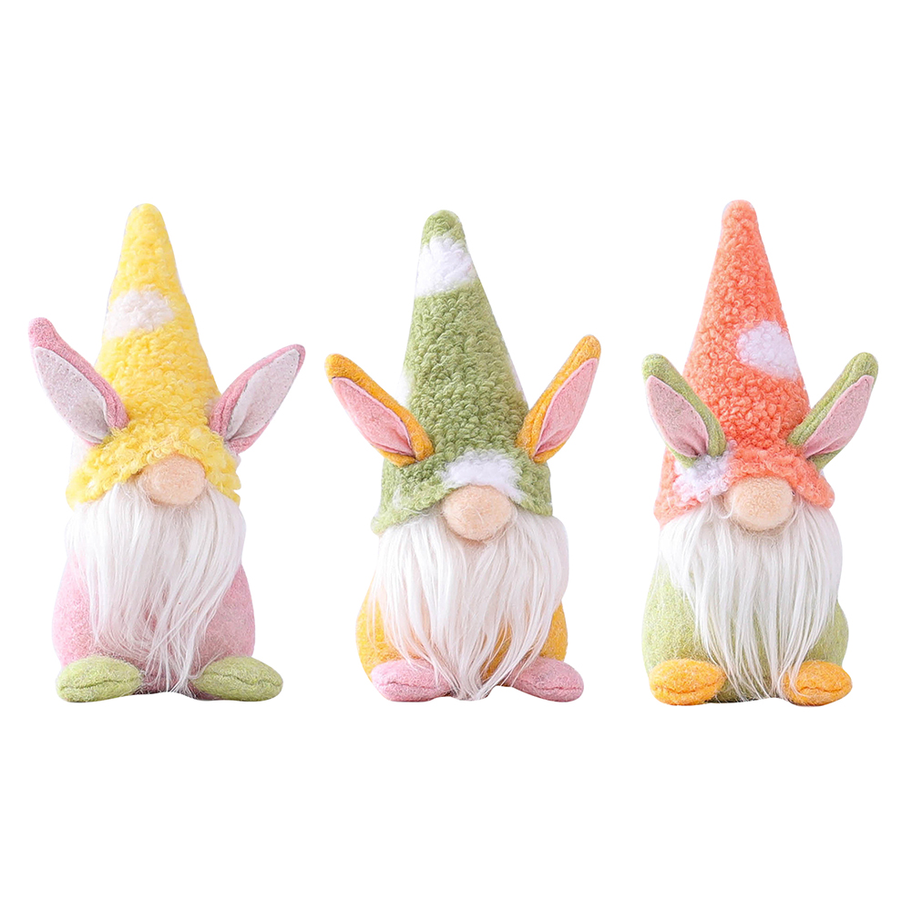 

Easter Bunny Gnome Rabbit Doll Faceless Doll Plush Dwarf Home Party Decor, Green, 501 Original