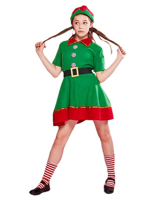 Girls Christmas Elf Costume - Shop Trendy Women's Clothing | LoverChic