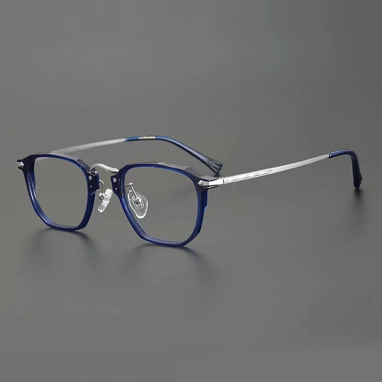 Japanese Luxury Floral Pattern Eyeglasses Frames Men Top-end Tortoise Oval Glasses Women Myopia Gold Designer Vintage Eyewear