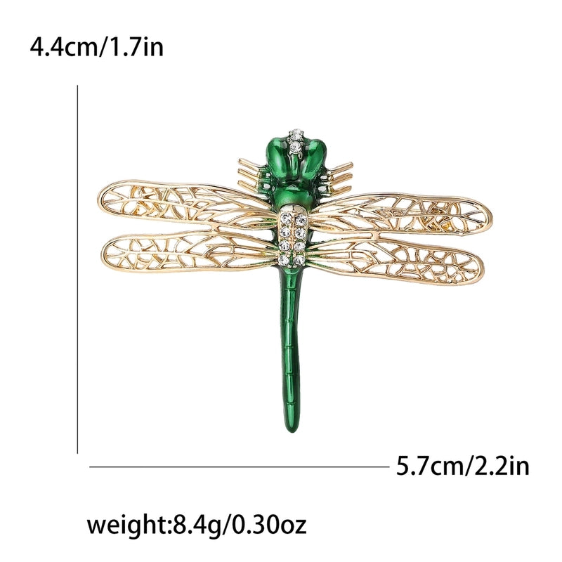 Modern Style Pin Dragonfly Alloy Enamel Women’s Brooches