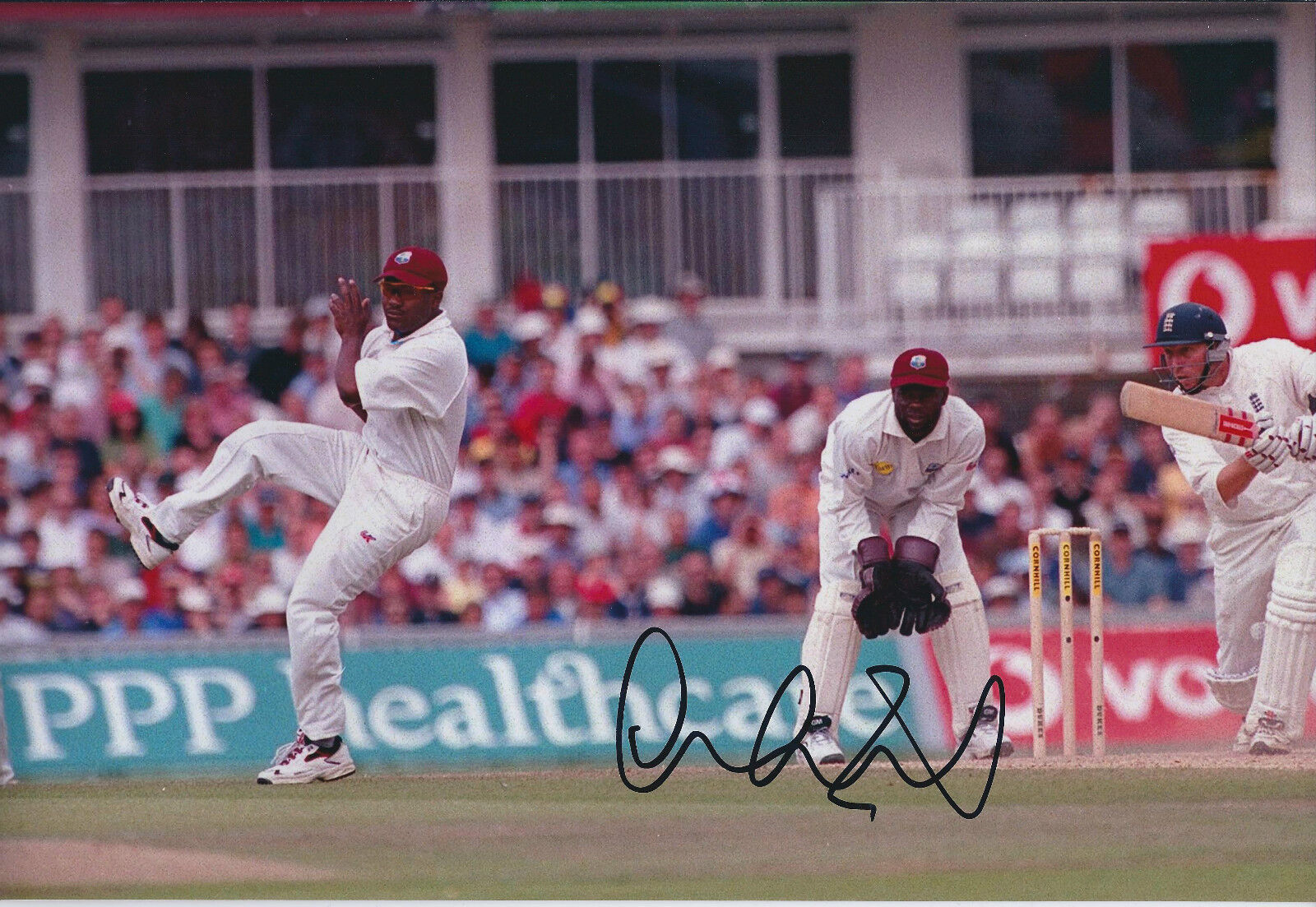 Michael ATHERTON Signed Autograph 12x8 Photo Poster painting AFTAL COA ENGLAND Captain