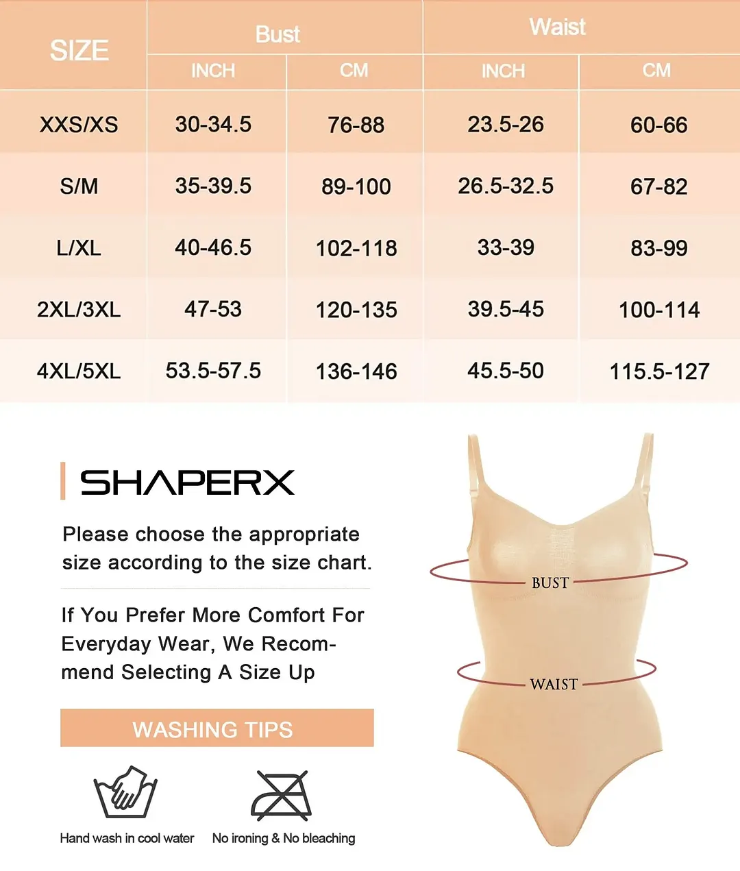 Tummy Control Shapewear Adjustable Straps Seamless Thong Body Shaper