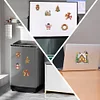 6Pcs Diamond Painting Acrylic Christmas Cookies Fridge Stickers Magnets Decals for Home Decor