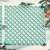 2Pcs Diamond Painting Ruler Plastic Diamond Mesh Dot Drill Alignment Art Tool with Blank Grids for Full & Partial Drills DIY Crafts Projects (Turquoise Blue)