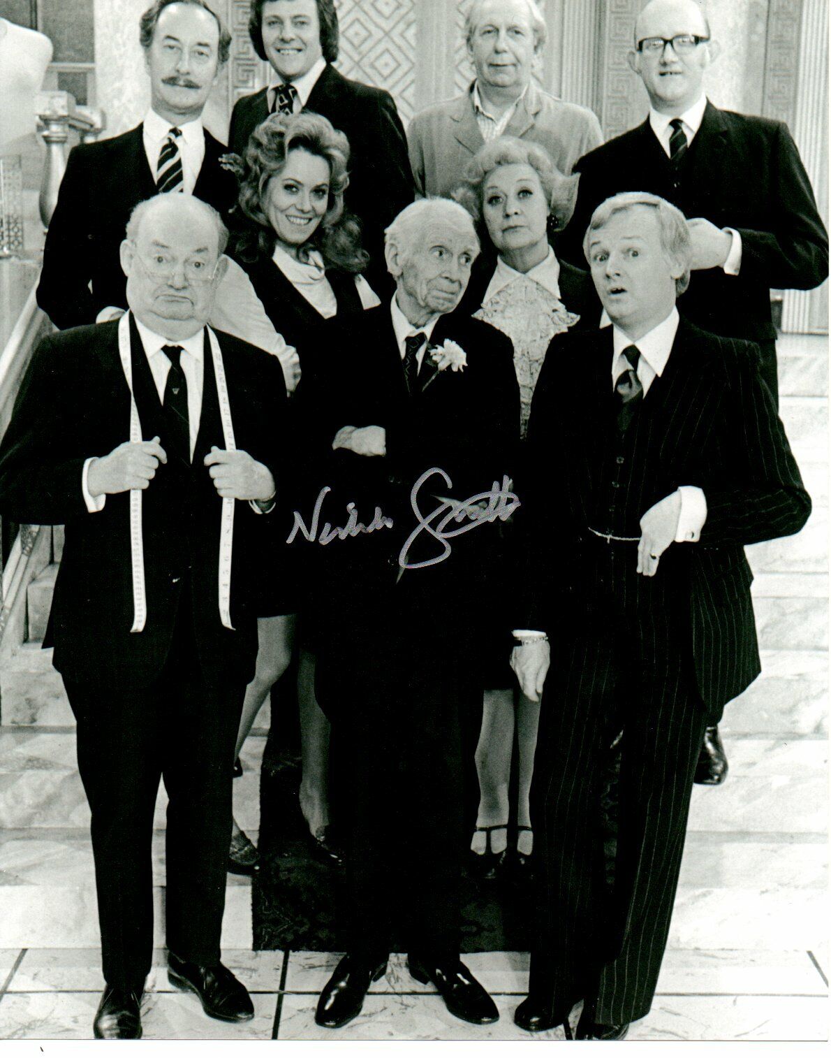 Nicholas Smith Signed 10 by 8 inches Genuine Signature Photo Poster painting