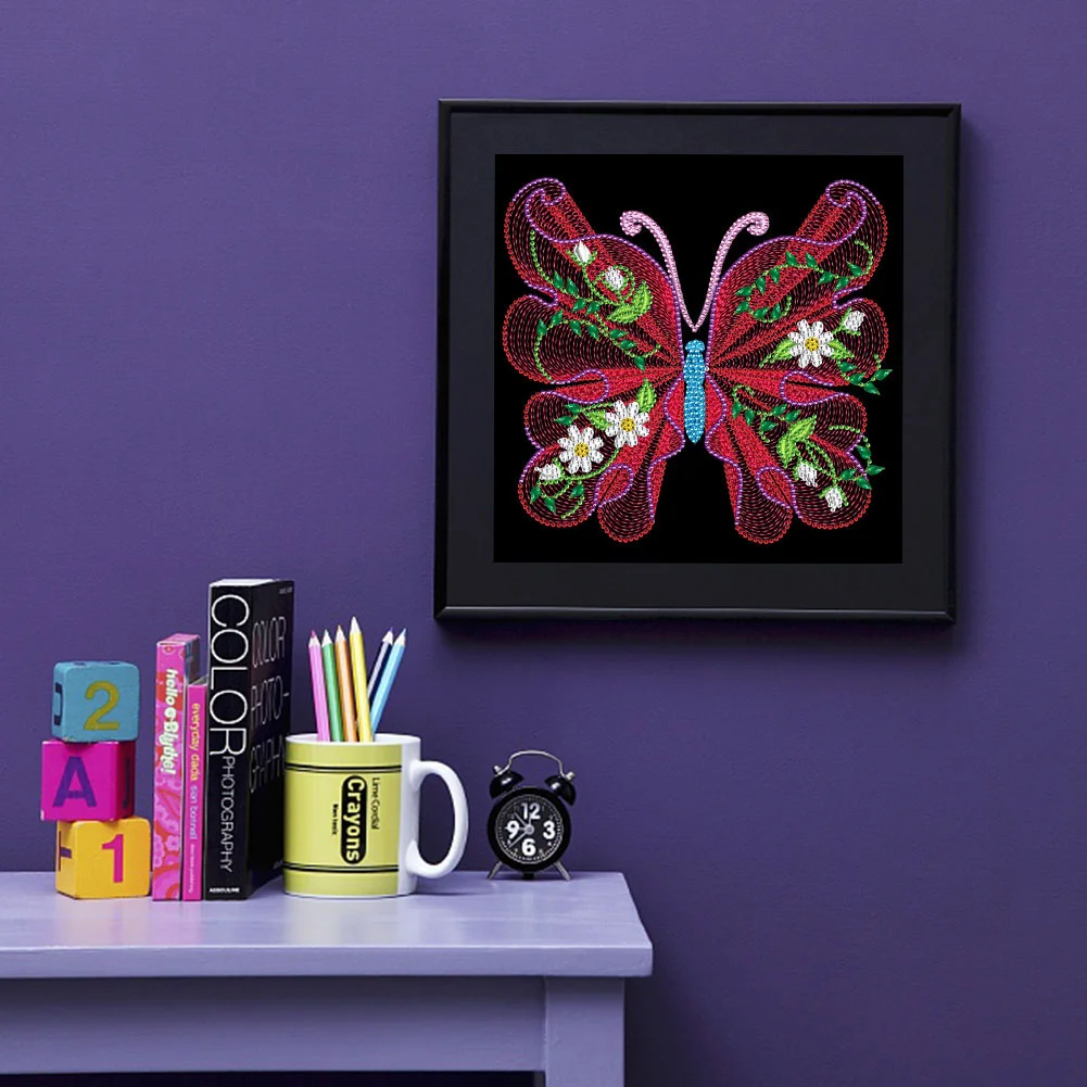 Special Shape Diamond Painting 30*30cm - Butterfly