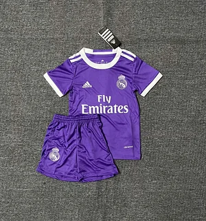 2016/2017 Retro Real Madrid Away Football Shirt 1:1 Thai Quality Kids Size