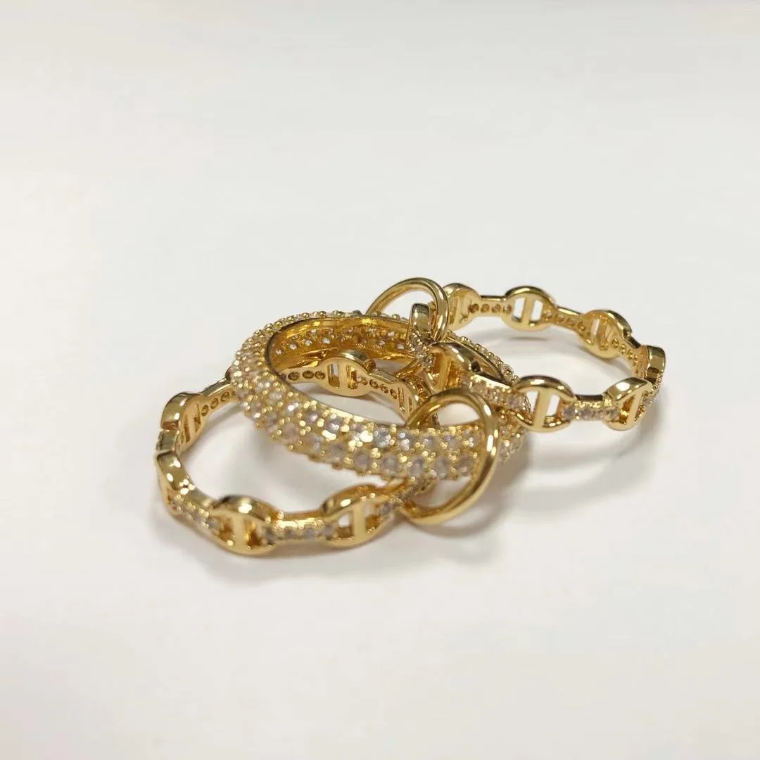 Pig nose circle fashion ring-zachics