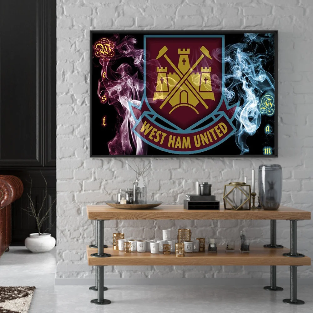 Diamond Painting - Full Round Drill - West Ham United(40*30cm)
