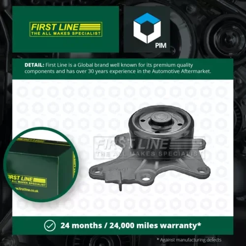 Water Pump fits TOYOTA AURIS 1.4D 09 to 18 1ND-TV Coolant Firstline 1610009610 Parts