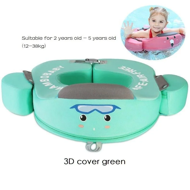 Mambobaby Solid Non-inflatable Newborn Baby Waist Float Lying Swimming Ring Pool Toys Swim Ring Swim Trainer For Infant Swimmers