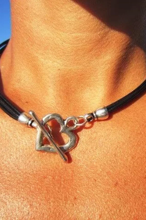Boho Heart Clavicle Necklace