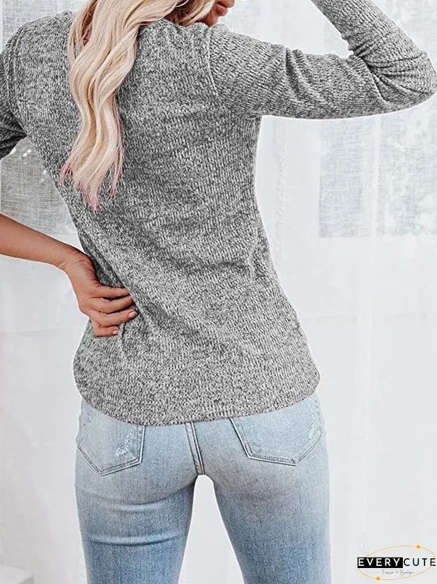 Women's Long Sleeve Henley Shirt