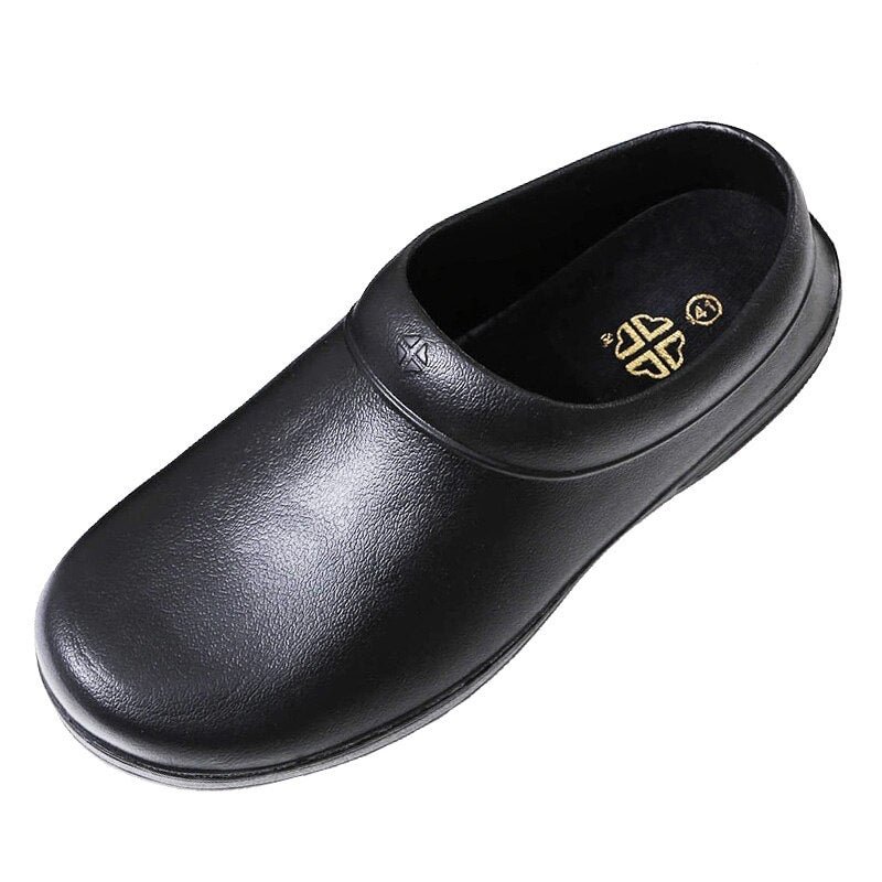 Nine o'clock Quality Couple Chef Shoes Slip-on Waterproof Comfortable Shoes For Men Light Anti-skid Casual Flats Unisex Footwear
