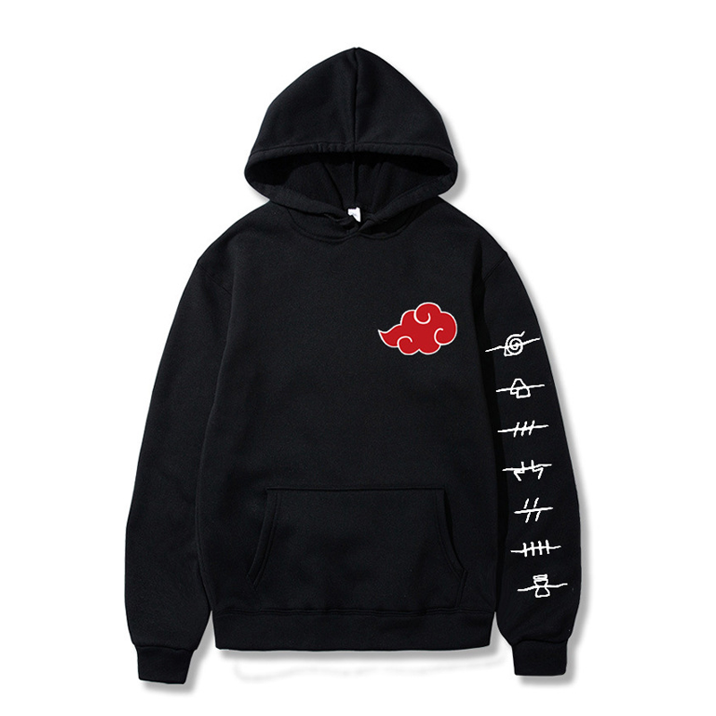 Naruto Akatsuki Printed Washed Men's Hoodie