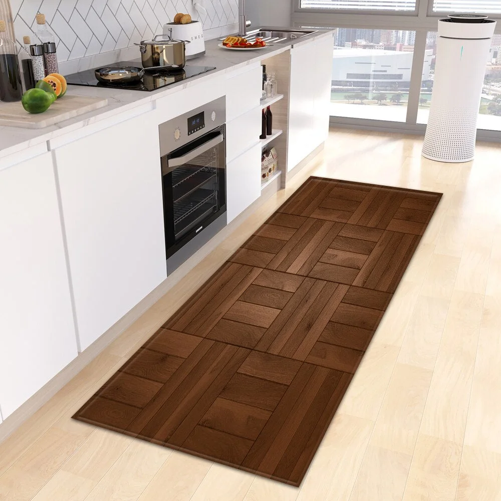 Modern Kitchen Mat Hallway Entrance Doormat Home Bedroom Bedside Living Room Children Decoration Carpet Bath Anti-Slip Floor Rug