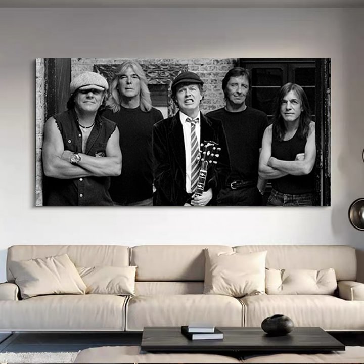 AC/DC Band Canvas Wall Art
