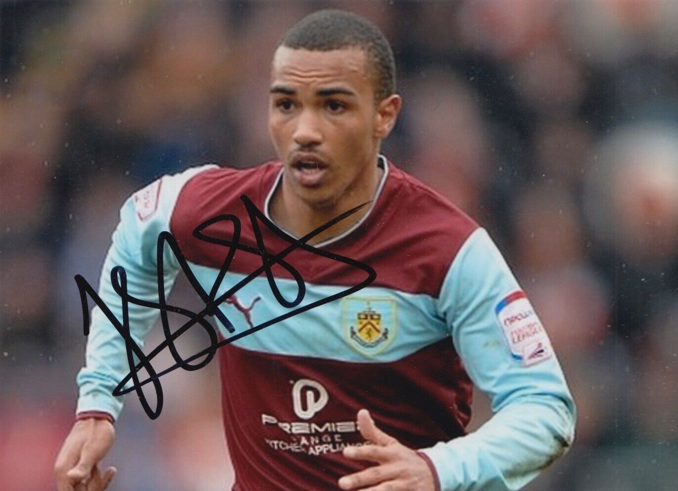 Junior Stanislas Hand Signed 7x5 Photo Poster painting Football Autograph Burnley