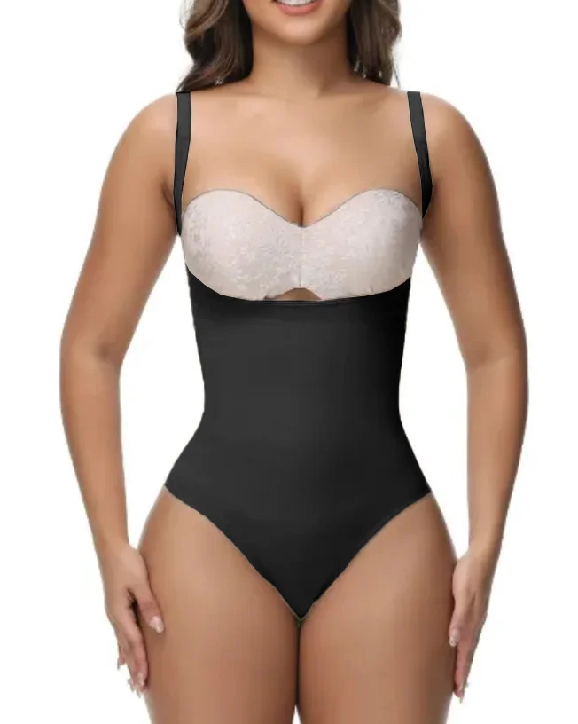 Seamless Body Shaper Thong Underwear High Waisted Girdle Butt Lifter Panty