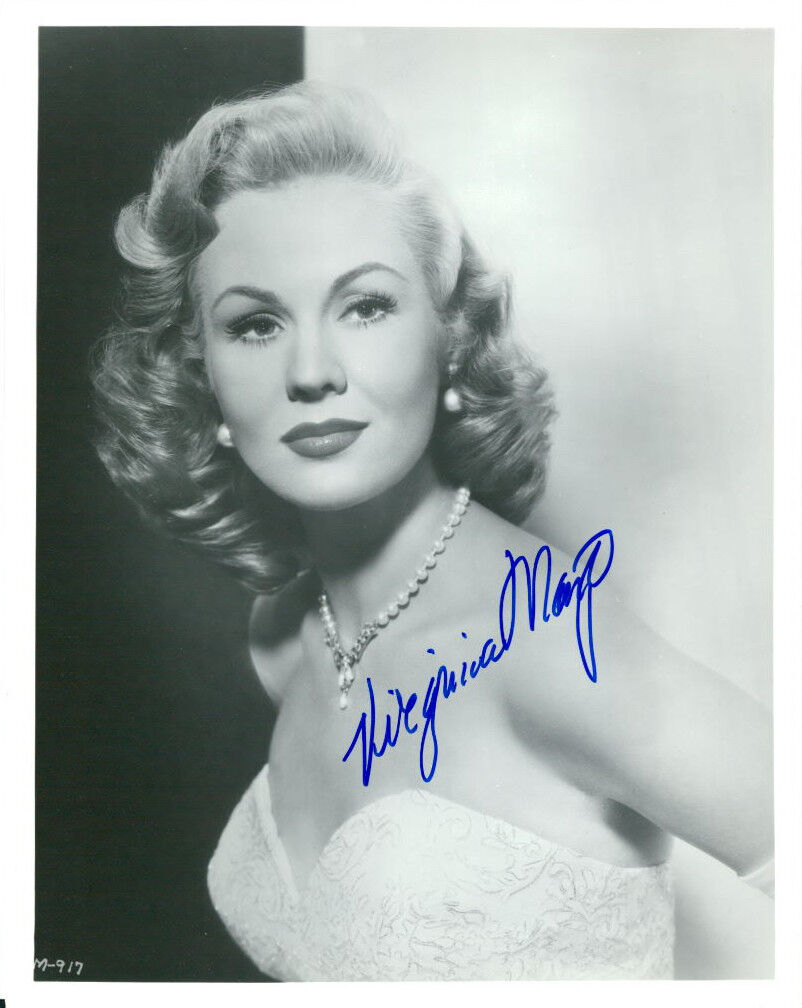 Virginia Mayo signed 8x10 Photo Poster painting COA