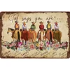Cowgirl God Says You Are - Vintage Metal Signs - 20*30cm - Western