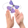 Magic Flying Wind-up Butterfly Toy Suitable for Birthday Card Wedding Prank
