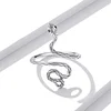 Punk Snake Open Ring 925 Sterling Silver