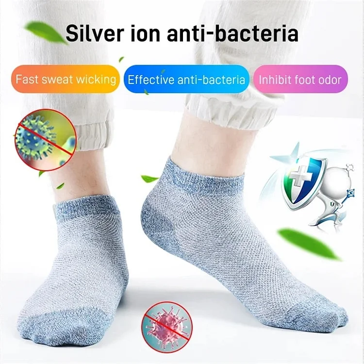 Limited Time Offer Men‘s Breathable Anti-bacterial Deodorant Socks