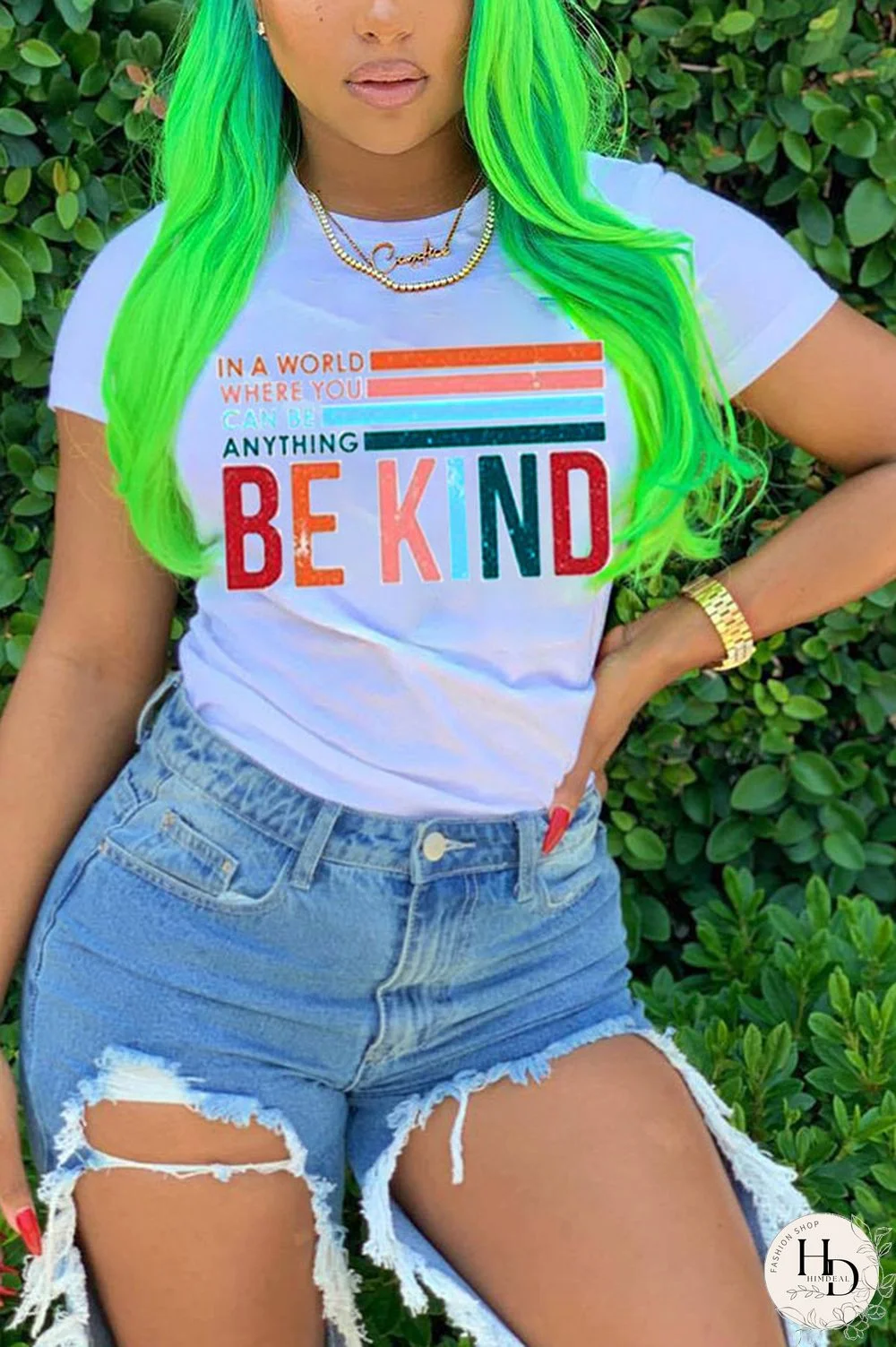 Yellow White Black Yellow O Neck Short Sleeve Letter Patchwork Print Slim fit Tops