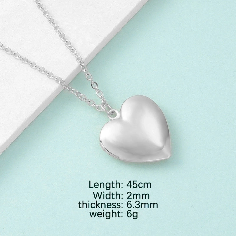 Stainless Steel 18K Gold Plated Minimalist Polishing Heart Shape None
