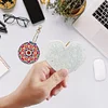 2Pcs Herz - 5d DIY Handwerk Schlüsselanhänger