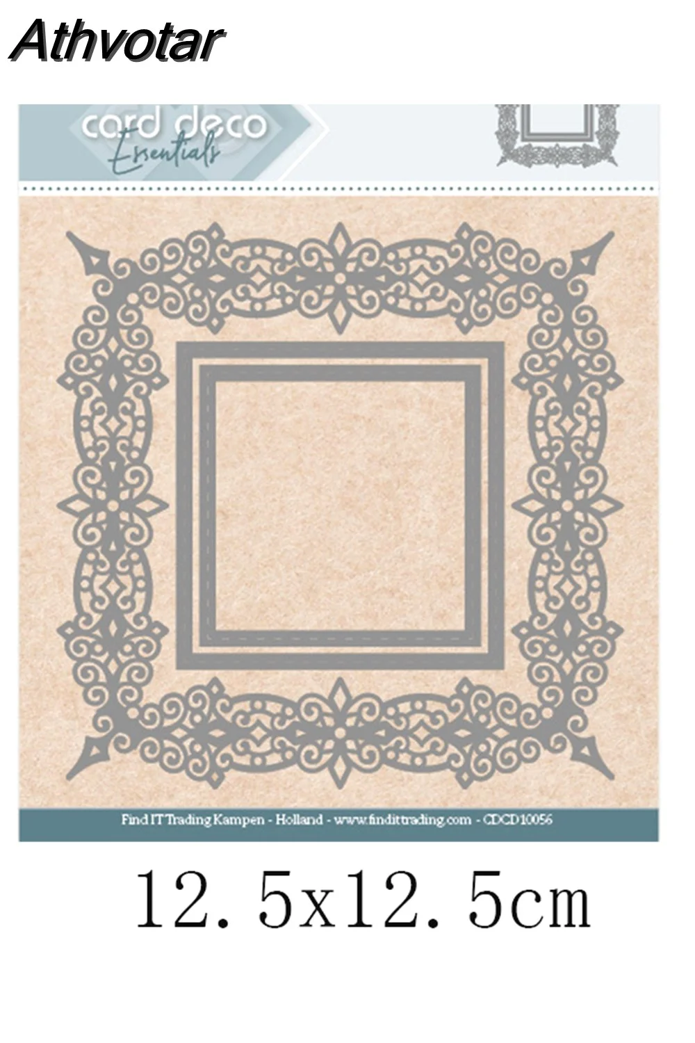 Athvotar Craft metal cutting dies cut die mold Lace Square Frame Series Scrapbook paper craft knife mould blade punch stencils dies