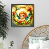 Diamond Painting -DIY Round Drill Girl(40x40cm)