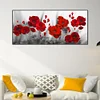 (US Local)Poppy 5D DIY Full Drill Round Big Size Diamond Painting Kit Home Wall Room Decor 100x50cm