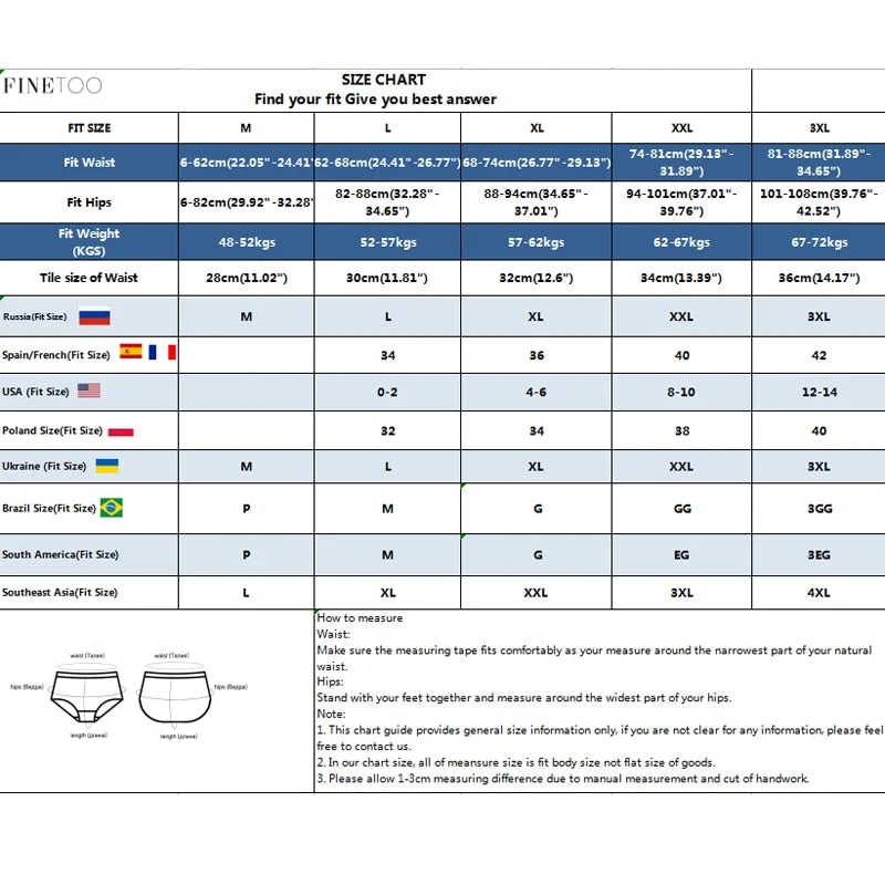 FINETOO 3PCS/Set M-2XL Women's Cotton Lingerie Panties Sexy  Underwear Bikini Thongs Pantys For Ladies Plus Size Female Briefs