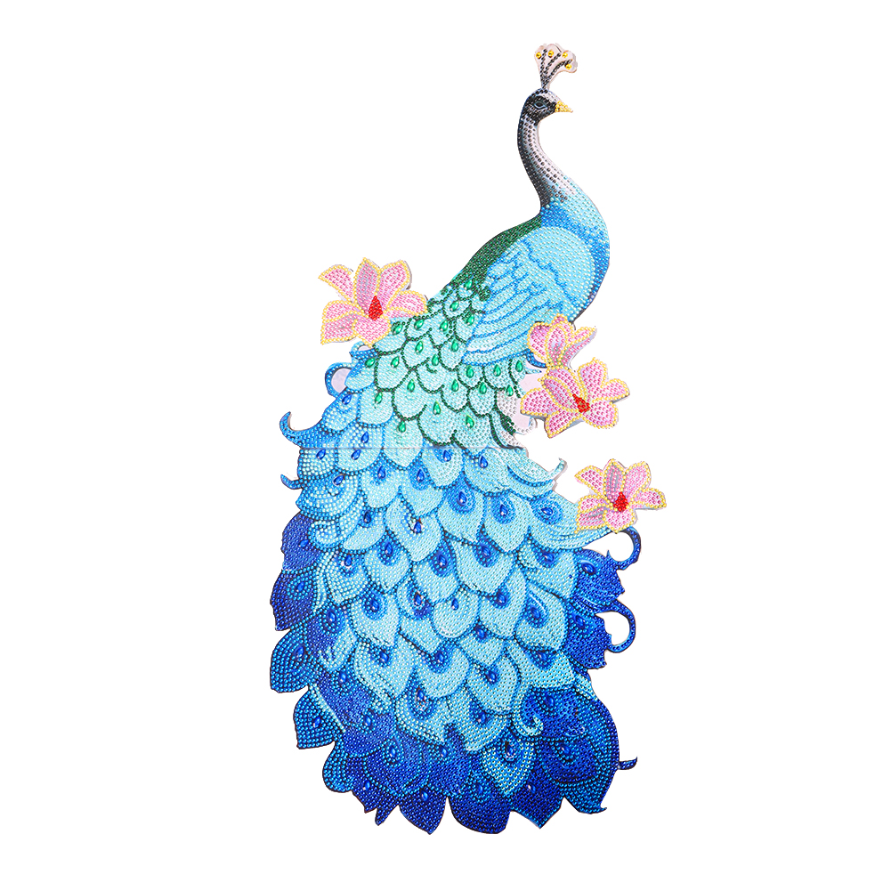 

2pcs Peafowl - 5D DIY Craft Sticker, 501 Original