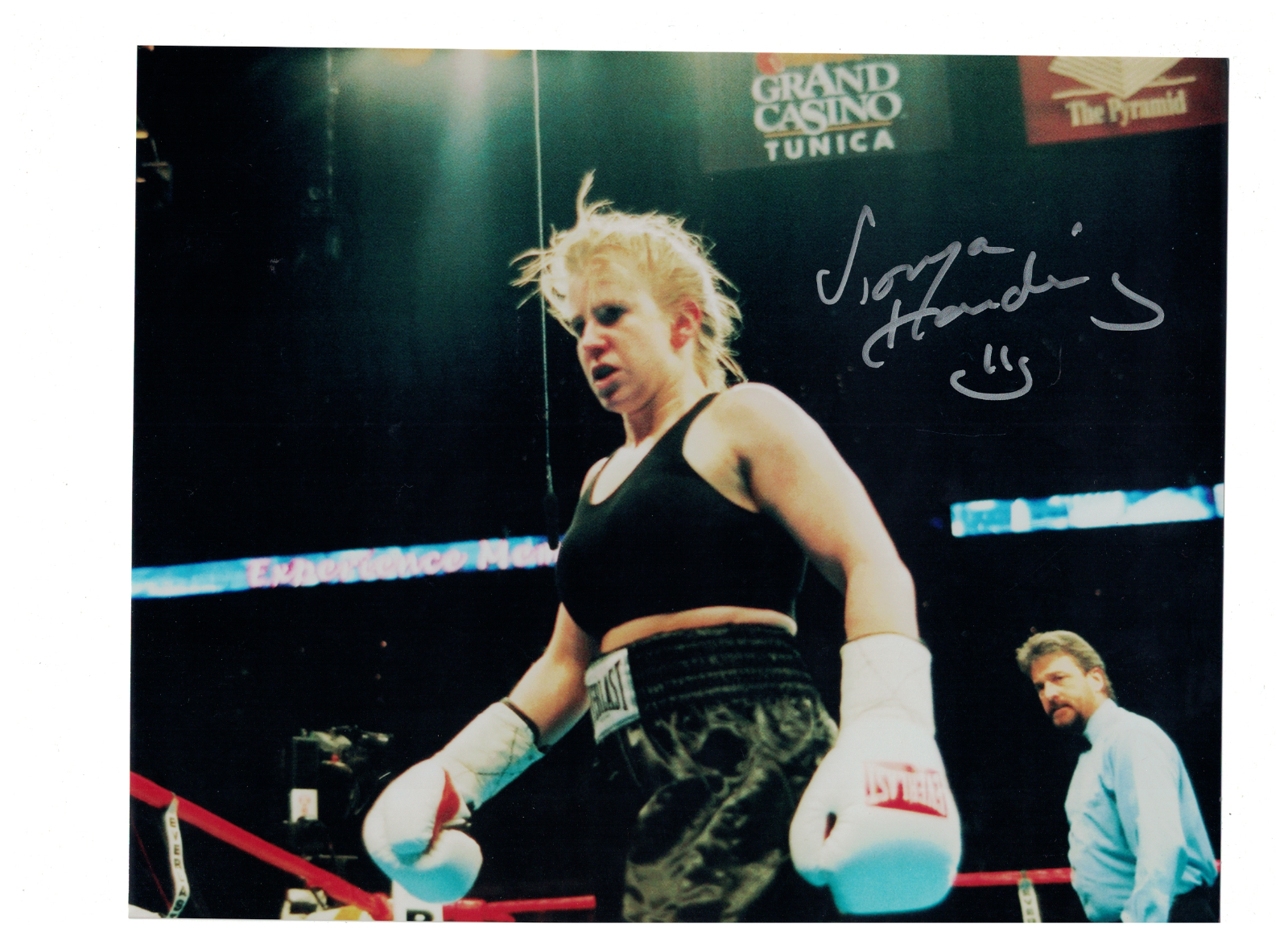 Tonya Harding Boxing Figure Skater Signed 8x10 Photo Poster painting W/Our COA