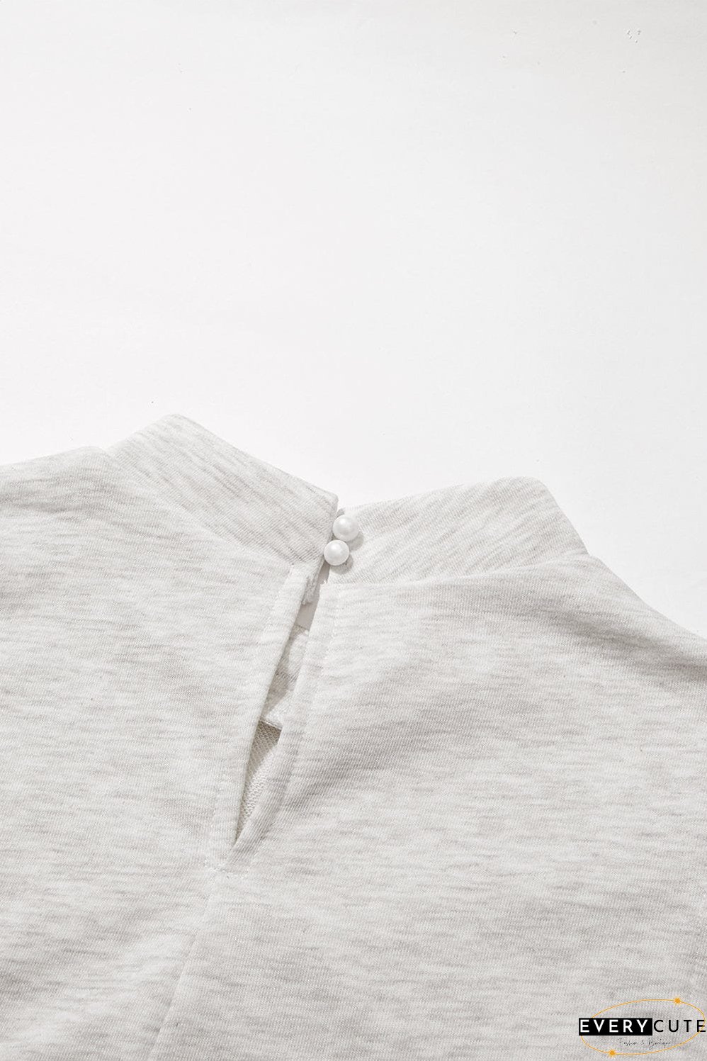 Sleeveless Ruffle Dress with Crew Neck