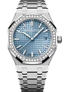 Silver 904L Steel Light Blue Dial - Automatic - 34mm