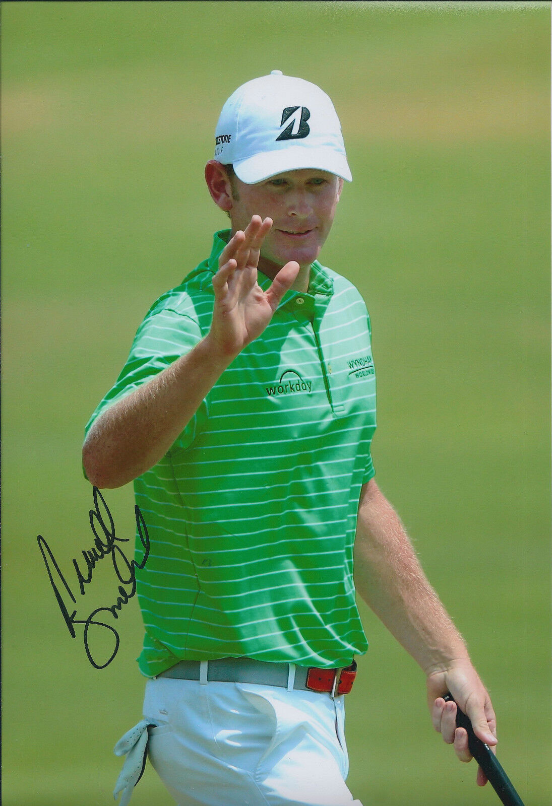 Brandt SNEDEKER SIGNED AUTOGRAPH Golf 12x8 Photo Poster painting AFTAL COA US Open Genuine