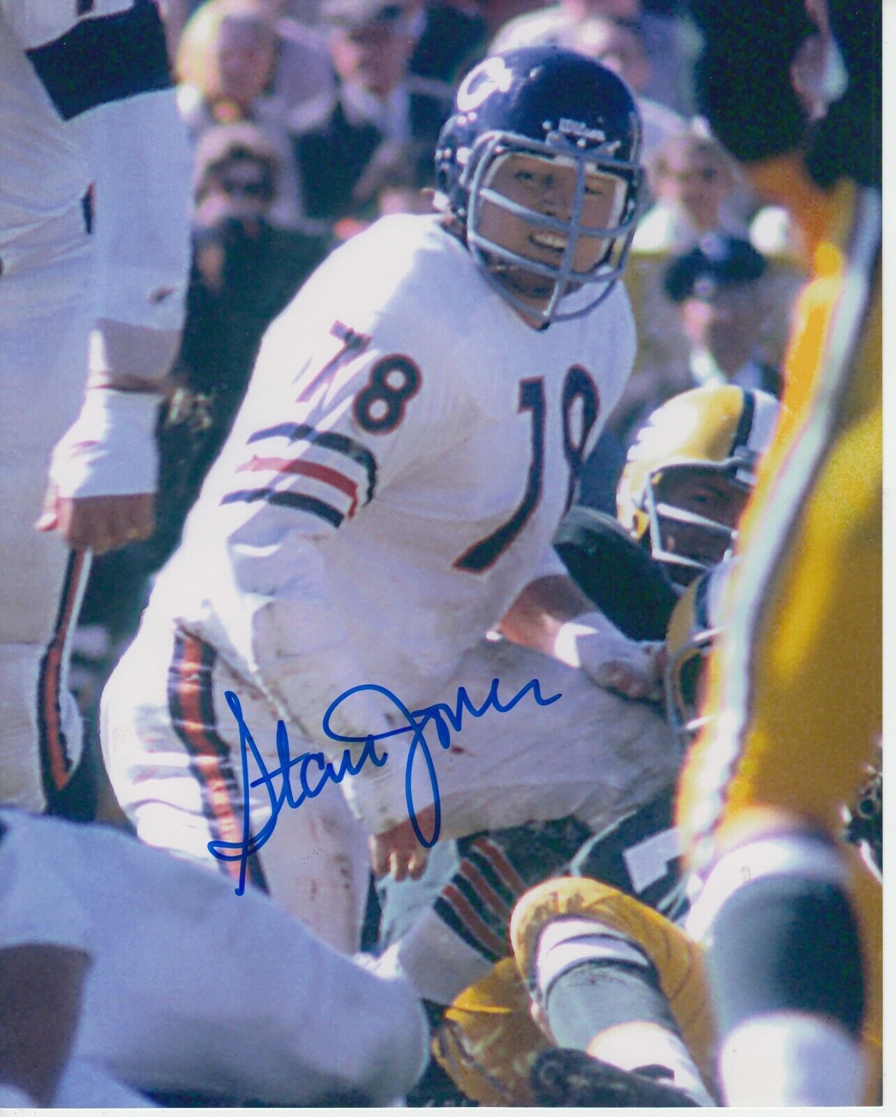 Stan Jones #2 8x10 Signed Photo Poster painting w/ COA Chicago Bears -