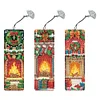 uk.everydayedeals 3Pcs DIY Diamond Painting Letter Christmas Fireplace Tassel Book Marks Craft