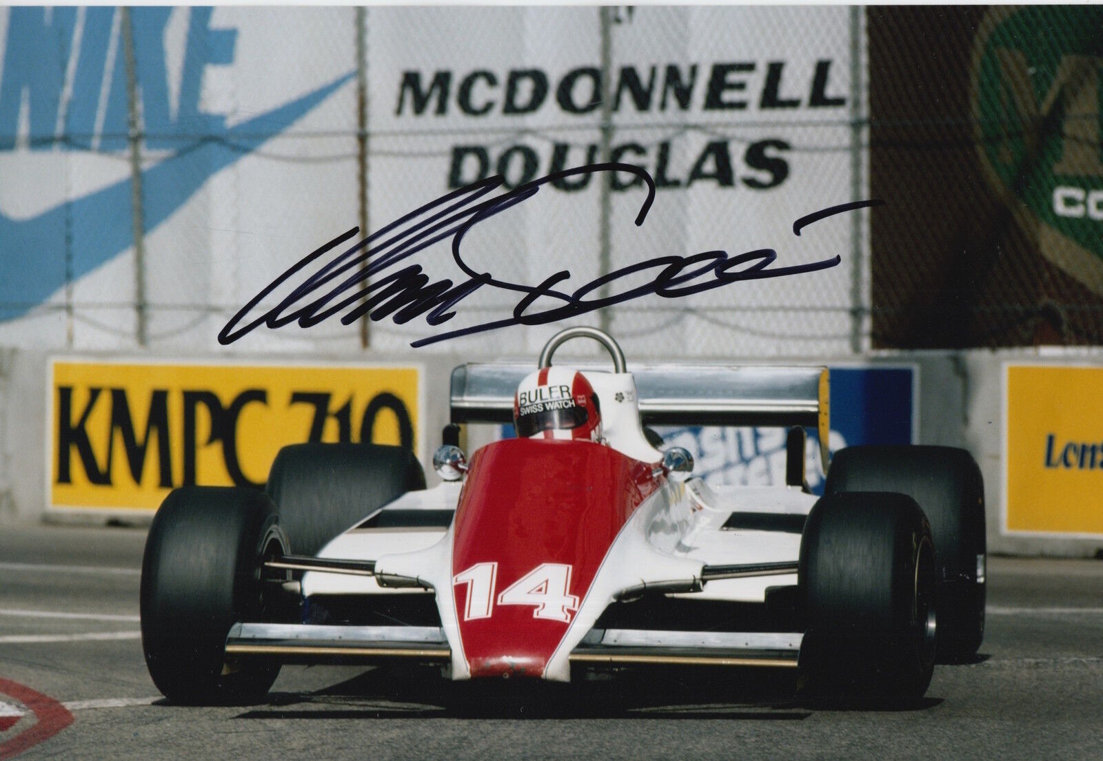 Marc Surer Hand Signed 12x8 Photo Poster painting Ensign Racing F1.