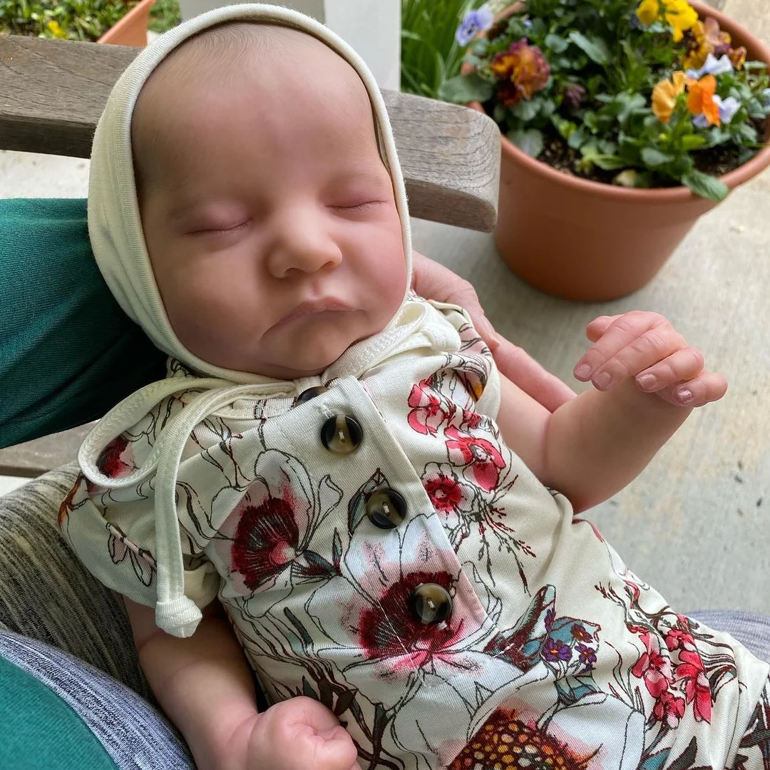 20'' Real Touch Soft Reborn Baby Doll Named Makenna